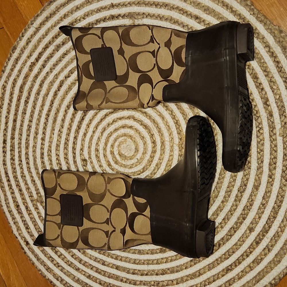 Vintage Coach rain boots